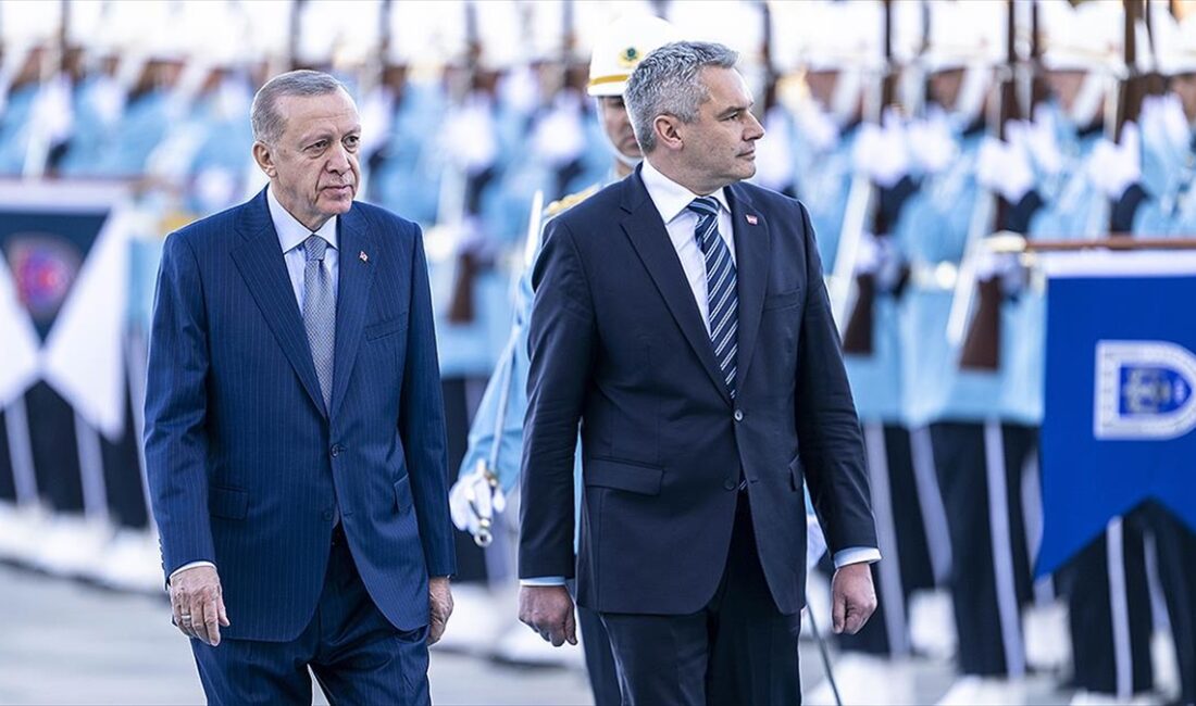 Cumhurbaşkanı Recep Tayyip Erdoğan, Türkiye'ye resmi ziyarette bulunan Avusturya Başbakanı