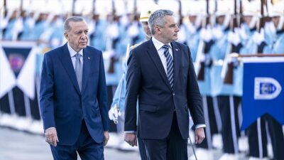 Cumhurbaşkanı Recep Tayyip Erdoğan, Türkiye'ye resmi ziyarette bulunan Avusturya Başbakanı