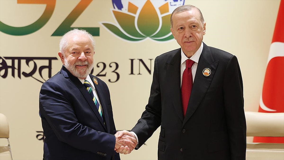 Cumhurbaşkanı Recep Tayyip Erdoğan, Brezilya Devlet Başkanı Luiz Inacio Lula