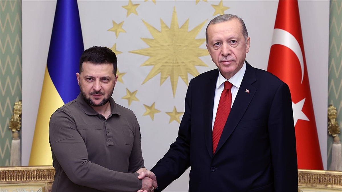 Cumhurbaşkanı Recep Tayyip Erdoğan, Ukrayna Devlet Başkanı Volodimir Zelenskiy ile