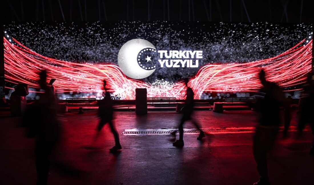 Cumhurbaşkanlığı İletişim Başkanlığınca, Cumhuriyet'in 100. yılının coşkuyla kutlanması için İstanbul'un