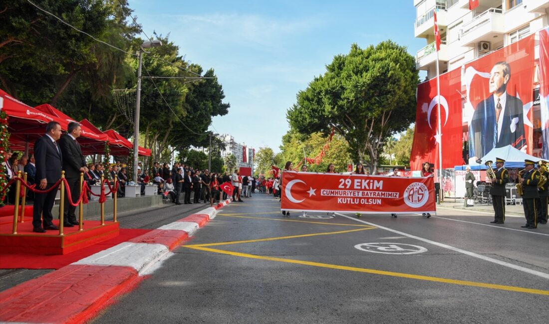 ANTALYA (AA) – Antalya, Muğla, Burdur ve Isparta'da Cumhuriyet'in kuruluşunun