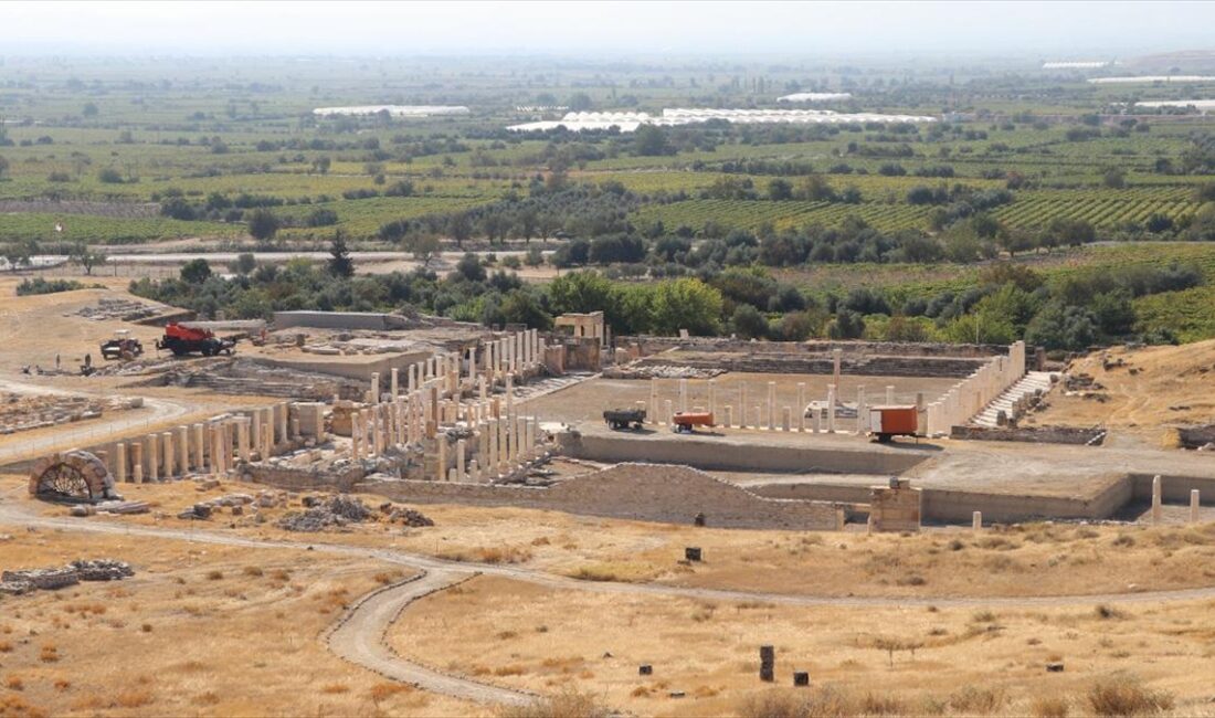 Denizli'nin Buldan ilçesindeki Tripolis Antik Kenti kazılarında, Kurtuluş Savaşı döneminde