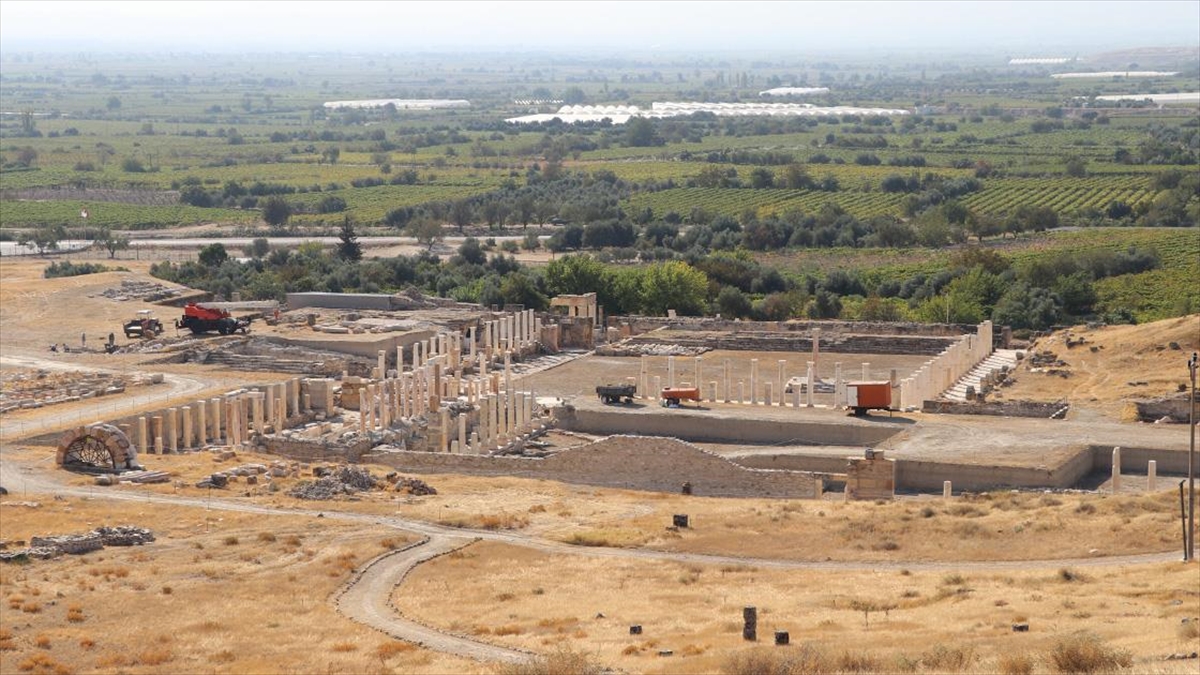 Denizli'nin Buldan ilçesindeki Tripolis Antik Kenti kazılarında, Kurtuluş Savaşı döneminde