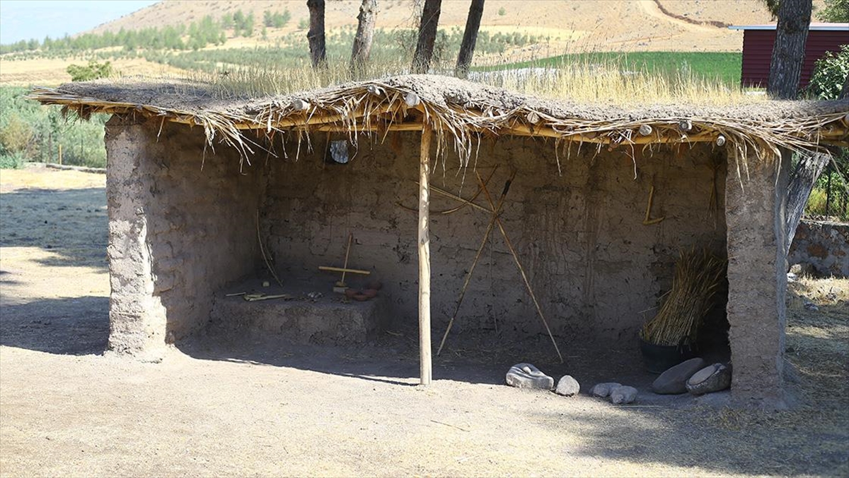 Kahramanmaraş'ta Türkoğlu ilçesindeki Domuztepe Höyüğü'ndeki kazılarda bulunan örneklerden esinlenilerek inşa