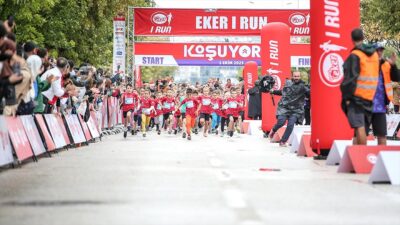Bursa'da 10.'su düzenlenen Eker I Run Koşusu, 4 bin 500