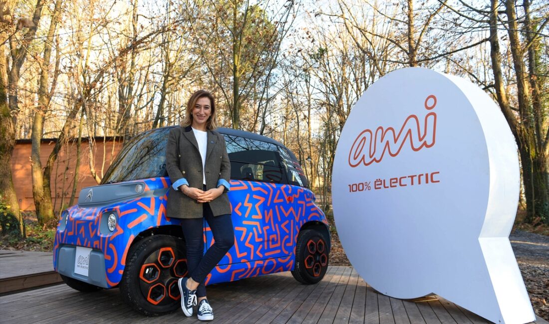 İSTANBUL (AA) – Citroen'in elektirkli araç modeli Citroen Ami, yaklaşık