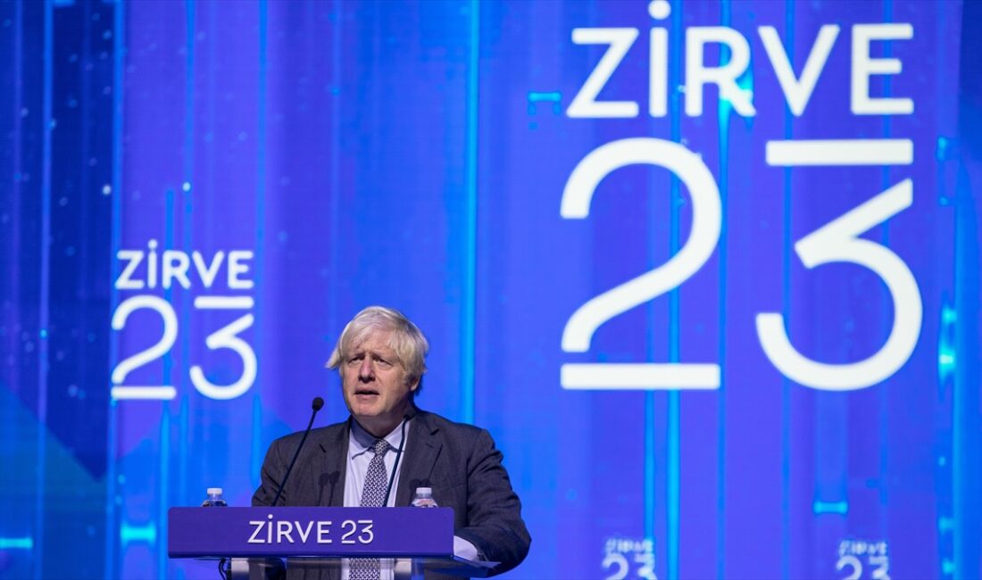 Eski İngiltere Başbakanı​​​​​​​ Boris Johnson, 23 Yetenek Derneği tarafından Ülker