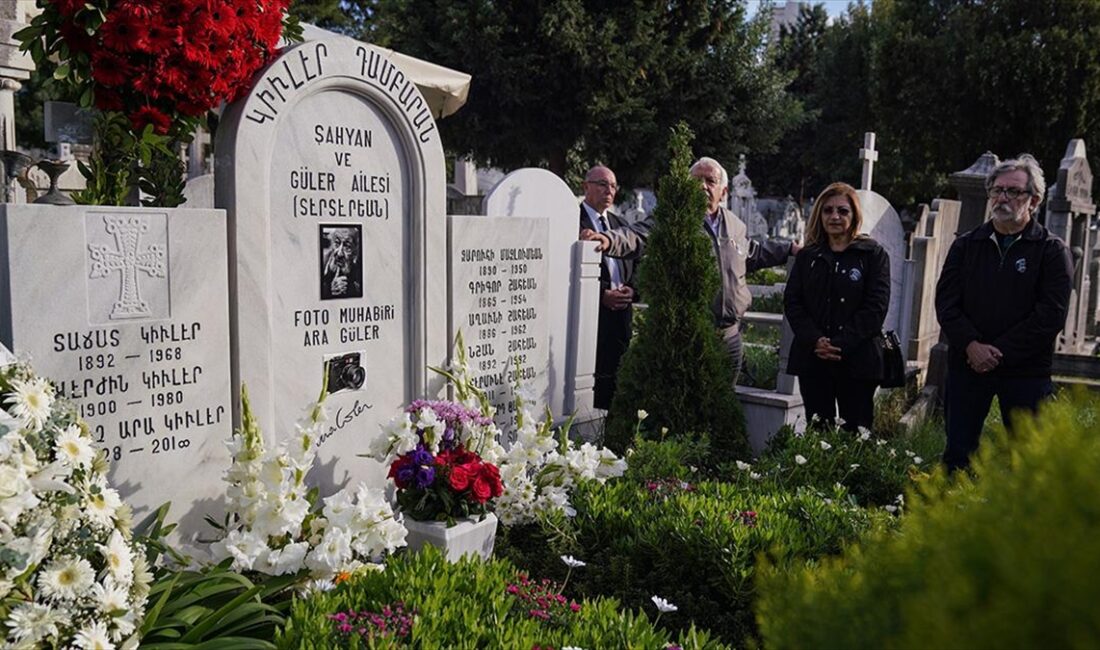 İSTANBUL (AA) – Şişli Ermeni Mezarlığı’ndaki anma törenine, Güler’in meslektaşları,