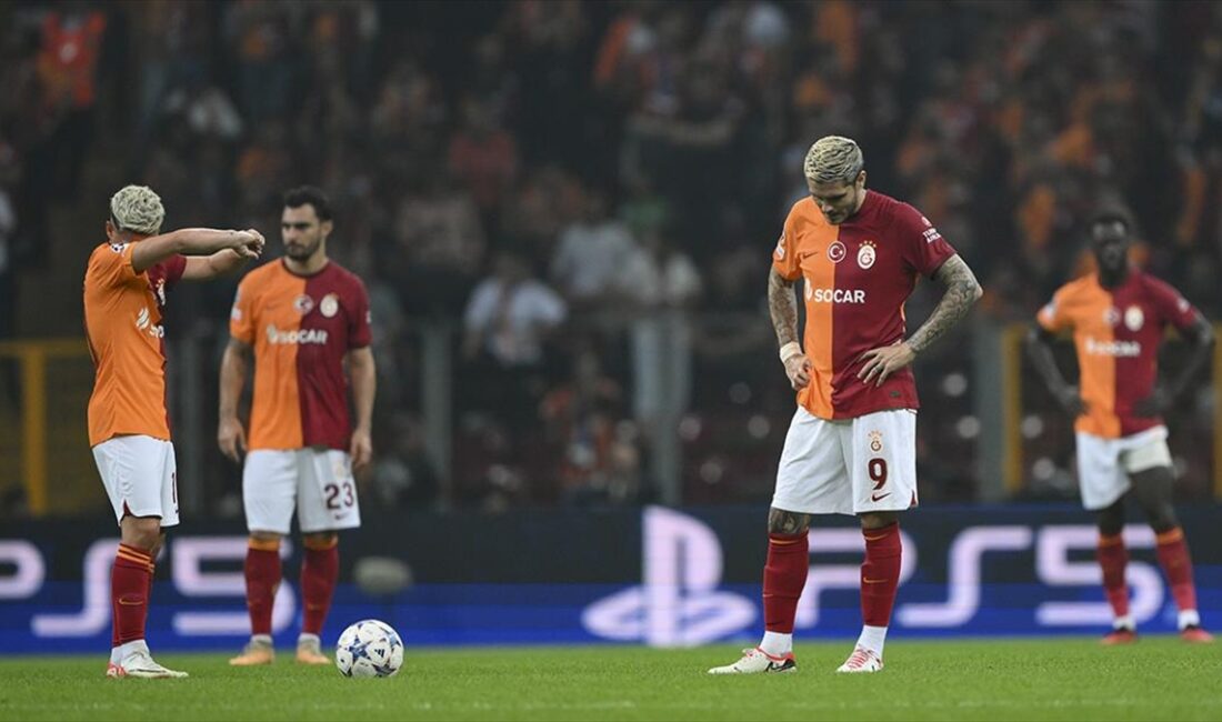 Galatasaray, UEFA Şampiyonlar Ligi A Grubu'nun 3. haftasında konuk ettiği