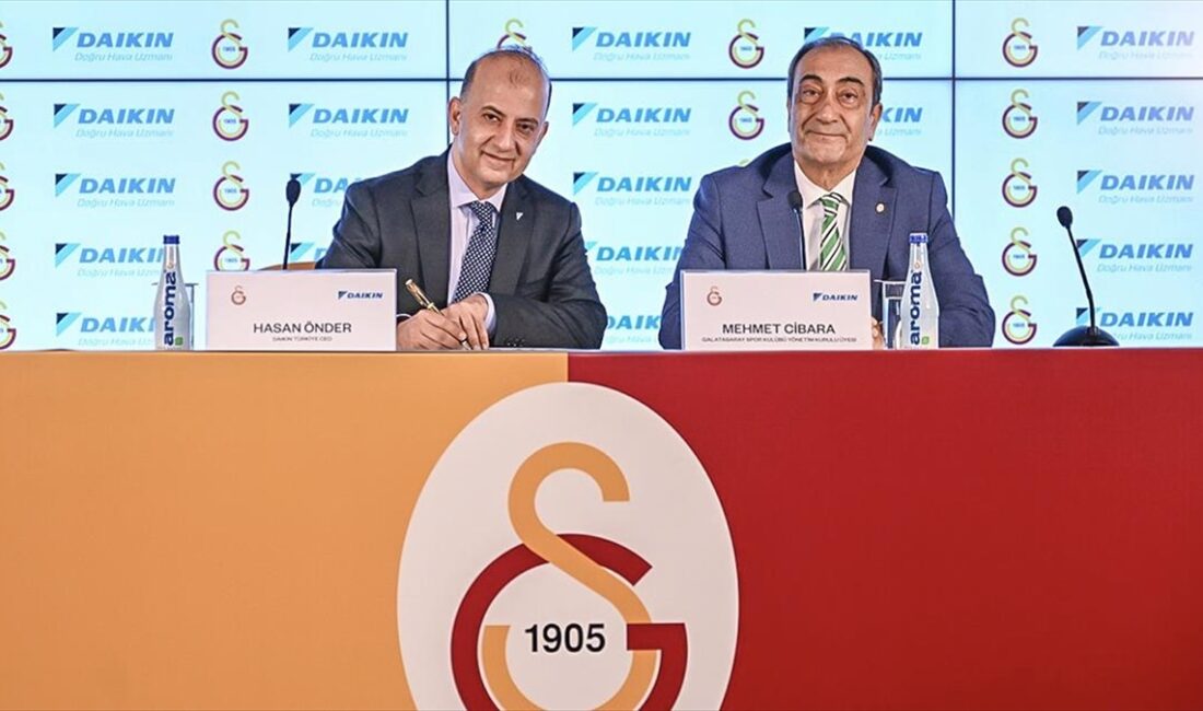 Galatasaray Kulübü ile Daikin firması arasında kadın voleybol takımı isim