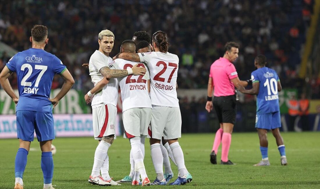 Trendyol Süper Lig'in 10. haftasında deplasmanda Çaykur Rizespor'u 1-0 yenerek