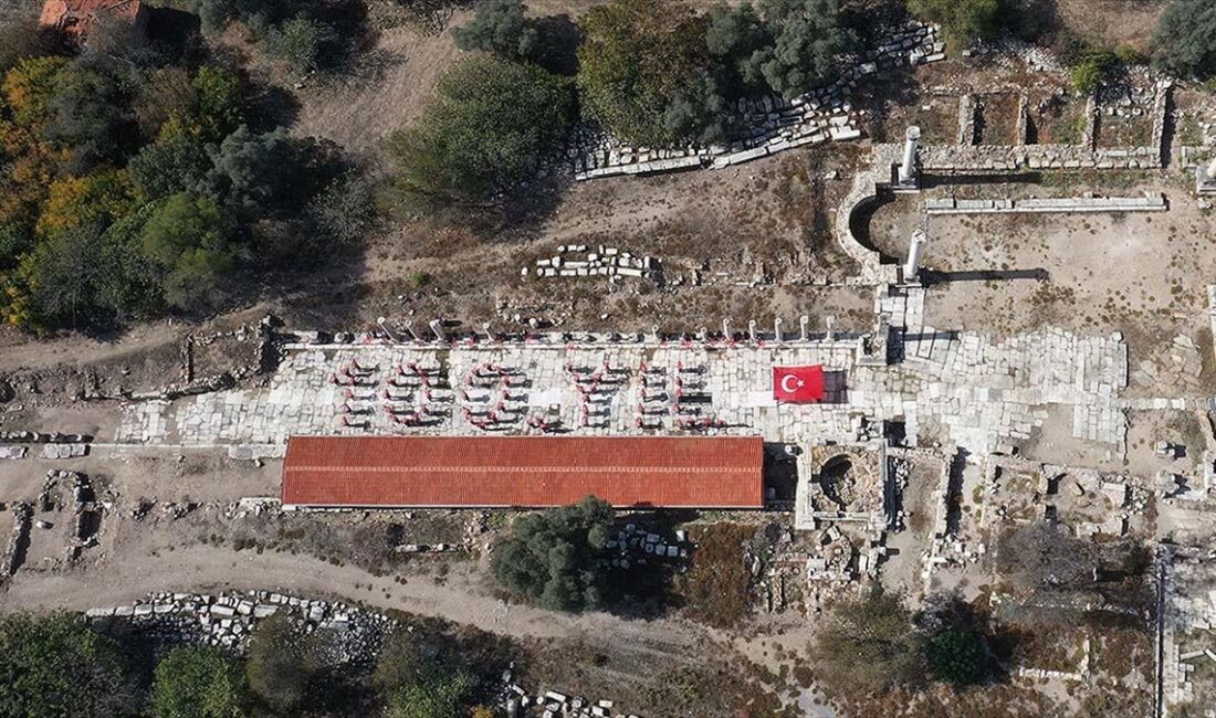 UNESCO Dünya Mirası Geçici Listesi'nde yer alan Stratonikeia antik kentinde,