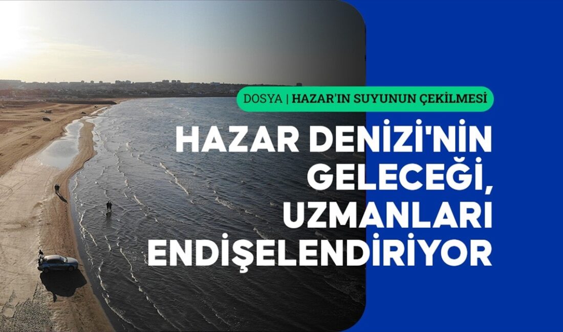 Hazar Denizi'nin en uzun kıyısına sahip Kazakistan'da, Hazar'daki çekilmenin sürmesi