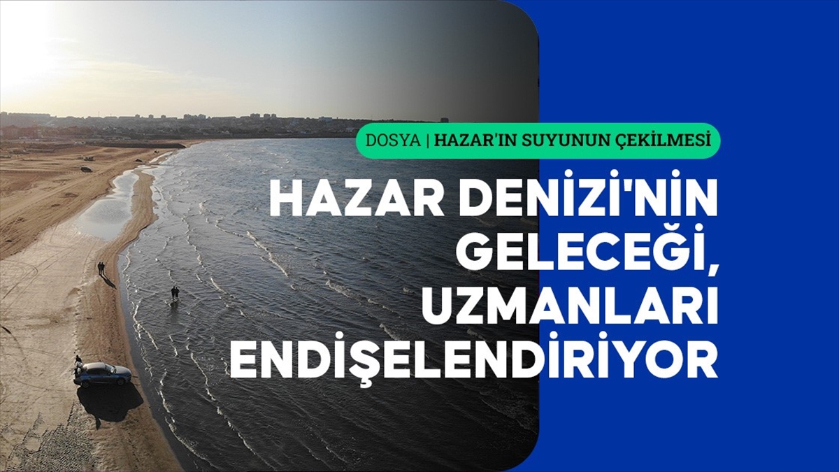 Hazar Denizi'nin en uzun kıyısına sahip Kazakistan'da, Hazar'daki çekilmenin sürmesi