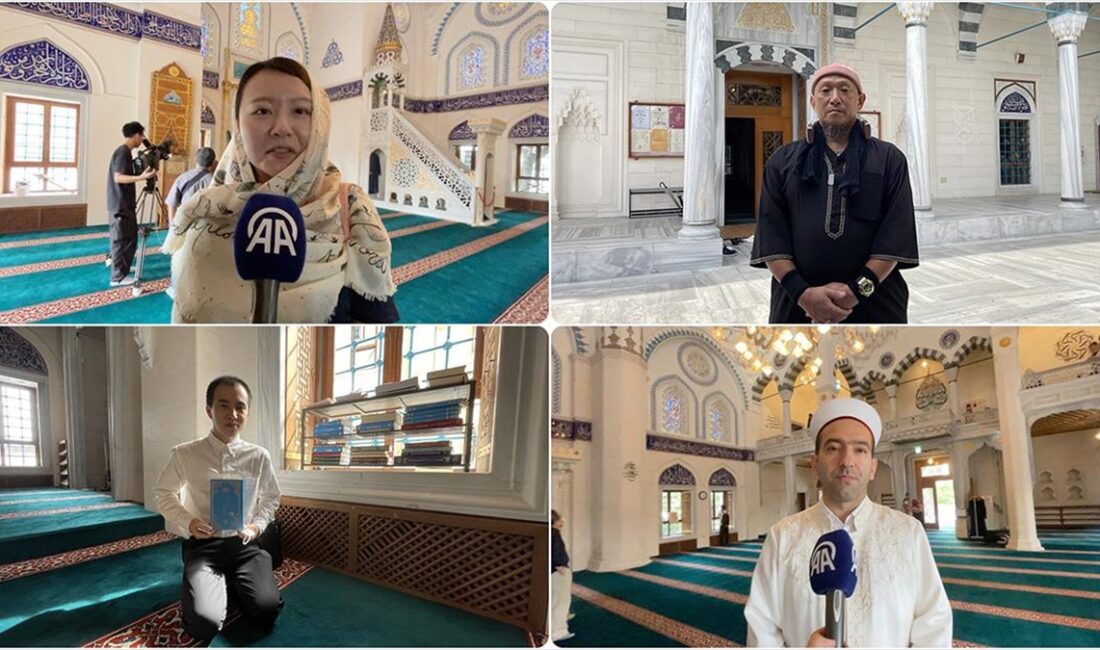 Japonya'nın başkentindeki Tokyo Camisi, İslam dinini yakından tanımak isteyen Japon