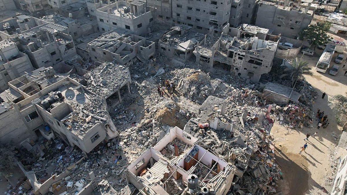 İsrail'in 19 gündür bombaladığı abluka altındaki Gazze Şeridi'ndeki nüfusun yüzde