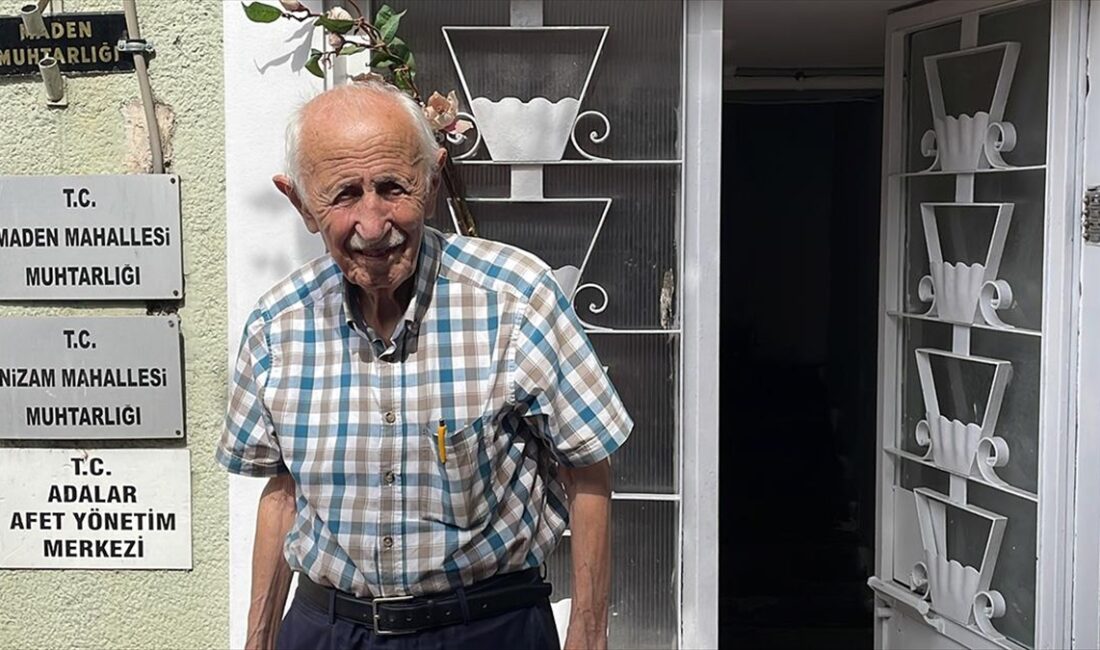 İSTANBUL (AA) – Adalar ilçesine bağlı Büyükada’daki Nizam Mahallesi’nin muhtarı
