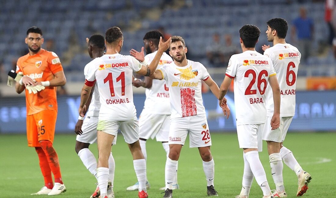 Trendyol Süper Lig ekiplerinden Mondihome Kayserispor, ilk deplasman galibiyetini Atakaş