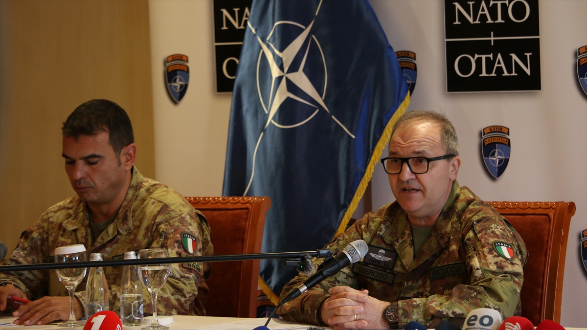 NATO'nun Kosova'daki Barış Gücü (KFOR) Komutanı Tümgeneral Angelo Michele Ristuccia,
