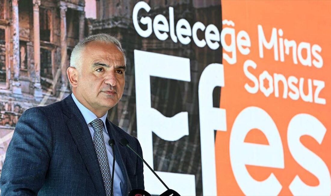 Kültür ve Turizm Bakanı Mehmet Nuri Ersoy, "Kazı ve restorasyon