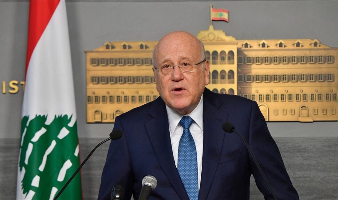 Lübnan Başbakanı Necib Mikati, Gazze'den İsrail'e yönelik saldırılar karşısında ülkesinin
