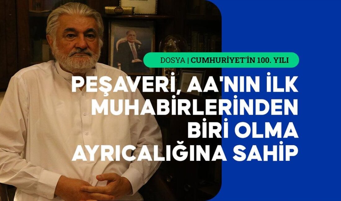 Anadolu Ajansının (AA) ilk muhabirlerinden olan Peşaver doğumlu Abdurrahman Peşaveri,