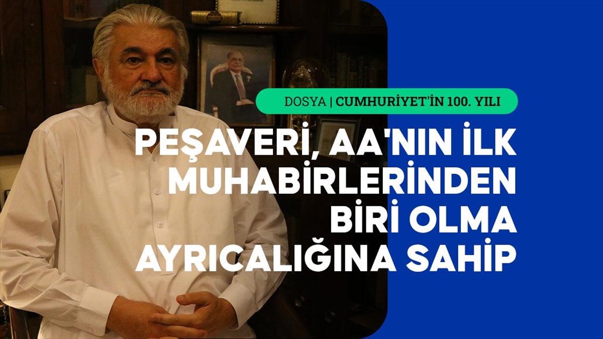Anadolu Ajansının (AA) ilk muhabirlerinden olan Peşaver doğumlu Abdurrahman Peşaveri,