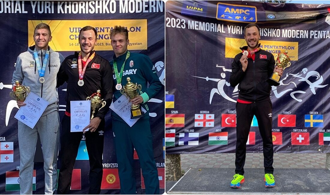 Milli sporcu Buğra Ünal, Kırgızistan’da düzenlenen Modern Pentatlon Olimpik Sıralama