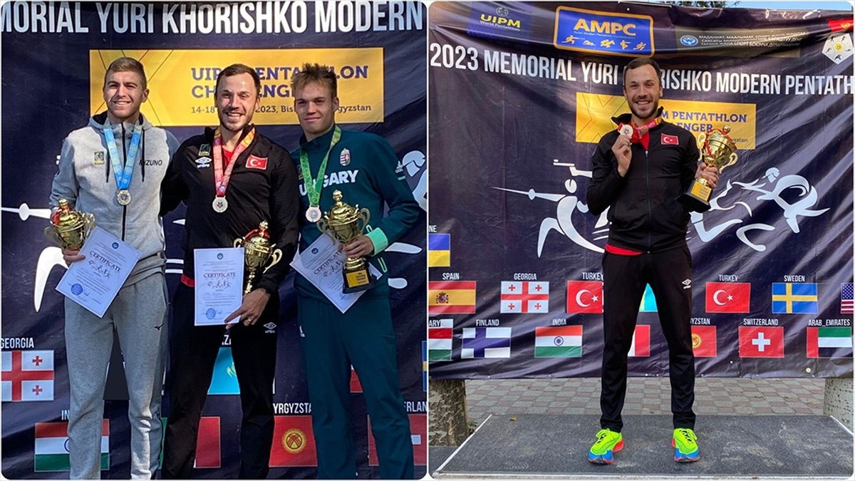Milli sporcu Buğra Ünal, Kırgızistan’da düzenlenen Modern Pentatlon Olimpik Sıralama