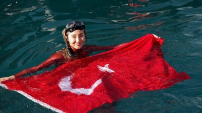 ANTALYA (AA) – Milli sporcu Şahika Ercümen, Cumhuriyet'in 100. yılı