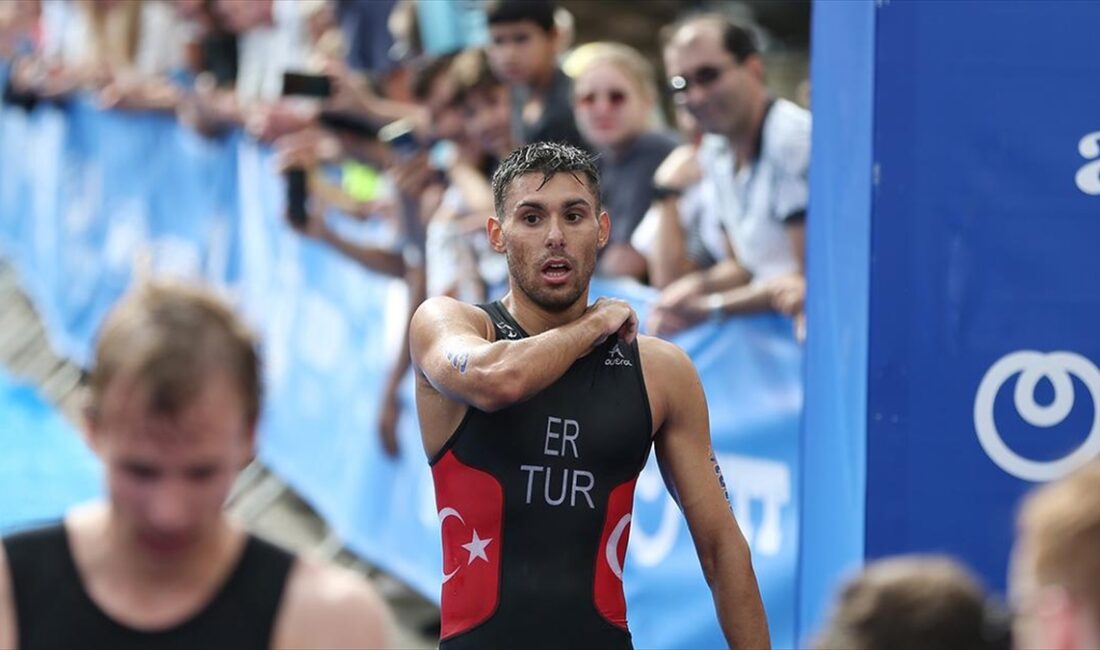 Milli triatlet Gültigin Er, Fas'ta düzenlenen Dünya Triatlon Kupası'nda 32.
