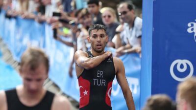 Milli triatlet Gültigin Er, Fas'ta düzenlenen Dünya Triatlon Kupası'nda 32.