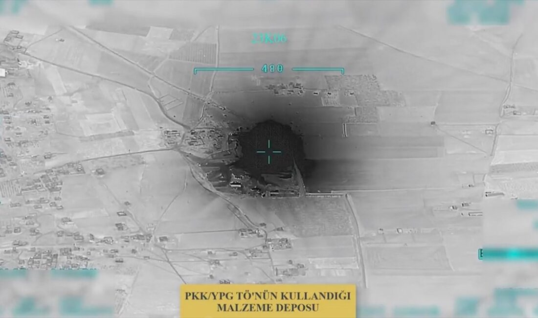 Milli Savunma Bakanlığı (MSB), Suriye'nin kuzeyinde terör örgütü PKK/YPG hedeflerinin