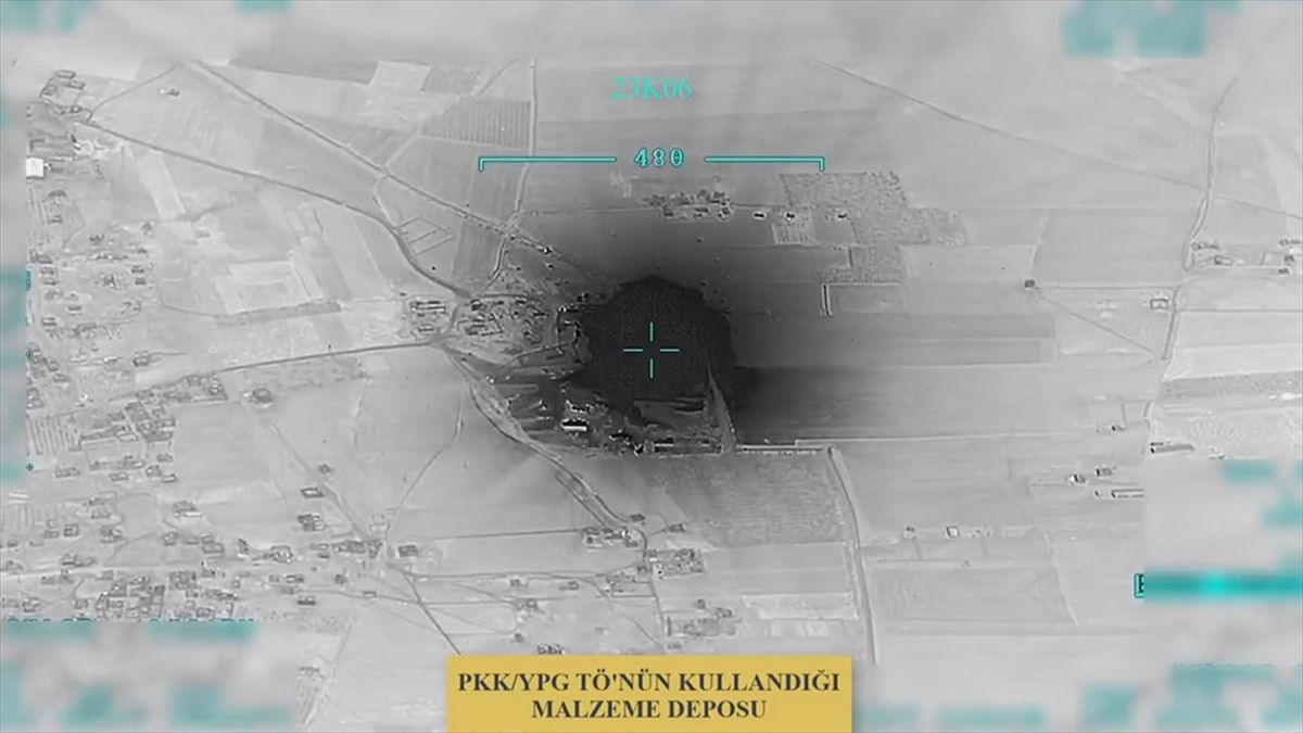 Milli Savunma Bakanlığı (MSB), Suriye'nin kuzeyinde terör örgütü PKK/YPG hedeflerinin
