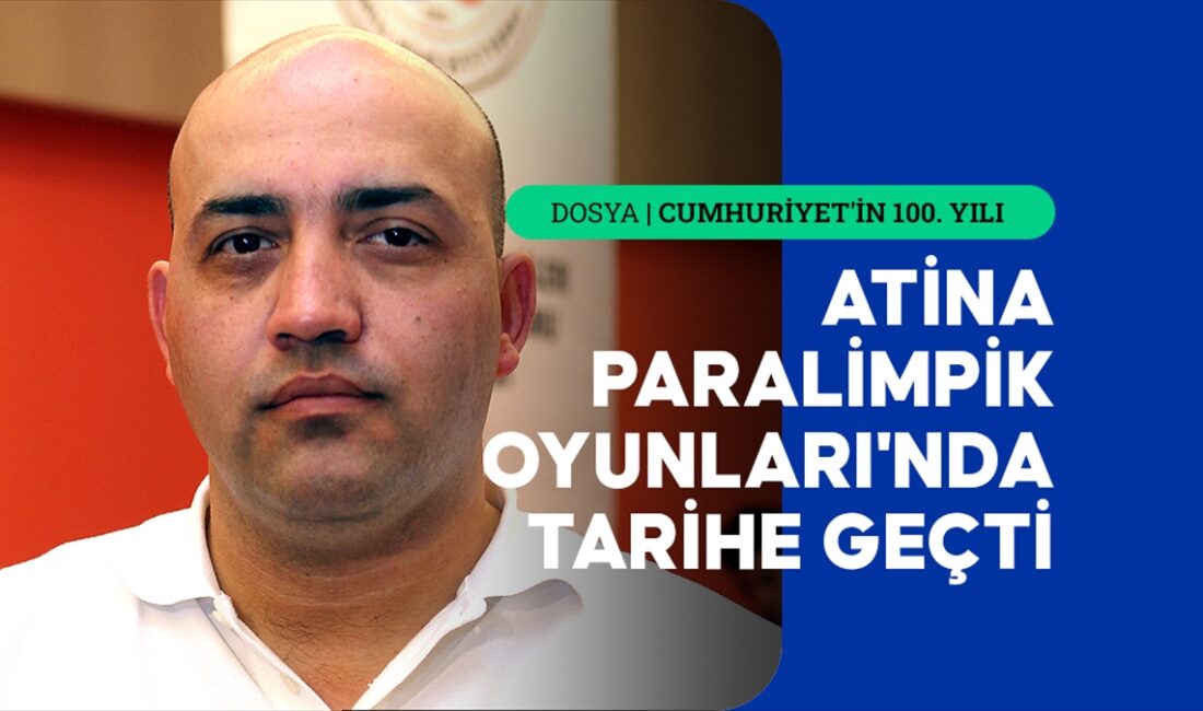 Para atıcı Korhan Yamaç, 2004 yılında Yunanistan'da düzenlenen Atina Paralimpik