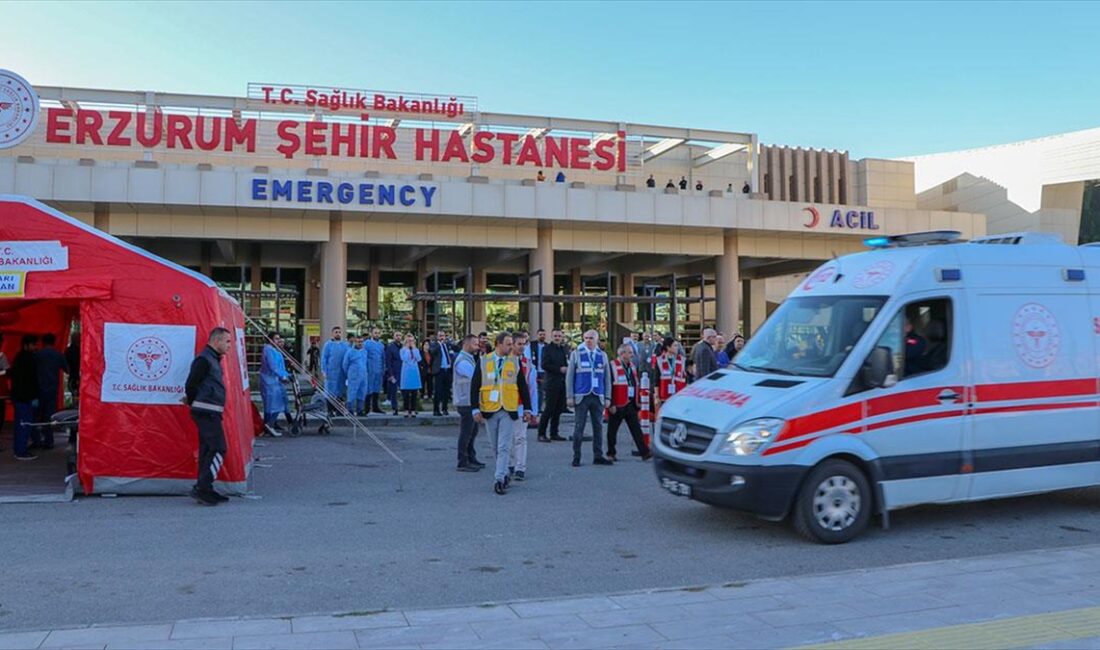 ERZURUM (AA) – Hastane Afet Planı (HAP) Başkanı ve Başhekimi
