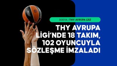 Basketbol THY Avrupa Ligi'nde 2023-2024 sezonunda mücadele edecek 18 takım,
