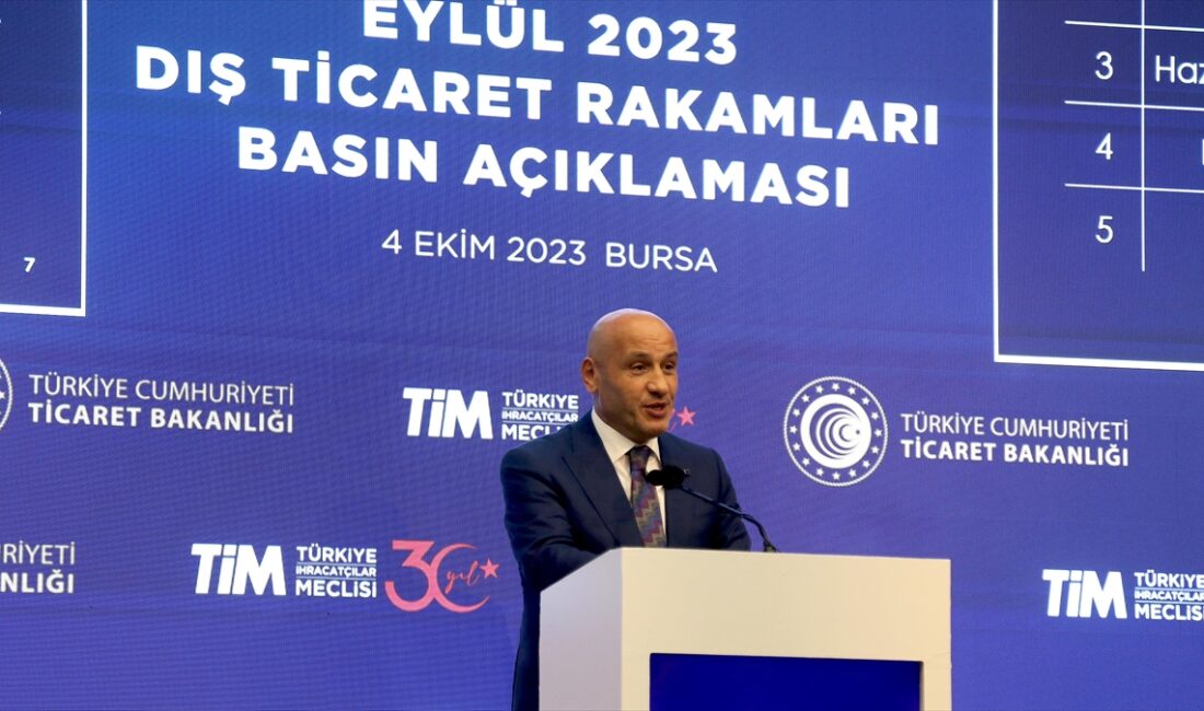 Türkiye İhracatçılar Meclisi (TİM) Başkanı Mustafa Gültepe, Türkiye'nin geçen ay