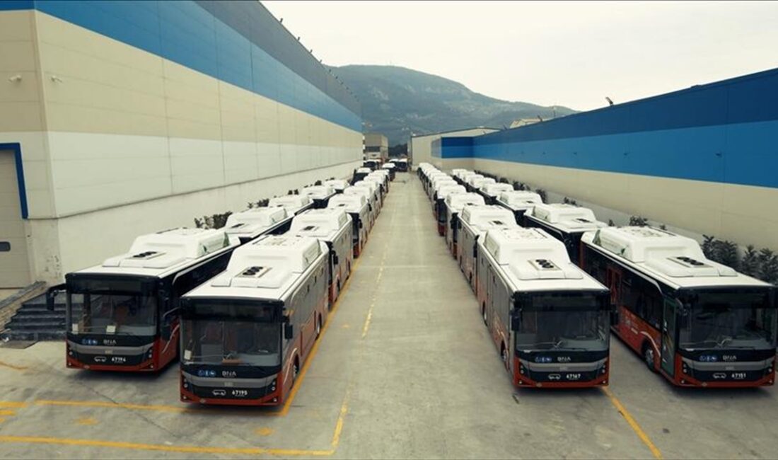 Türkiye'nin yılın 9 ayında gerçekleştirdiği otobüs, minibüs ve midibüs ihracatı