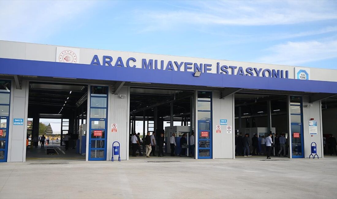 Türkiye genelindeki 312 araç muayene istasyonunda, bu yılın 8 ayında,