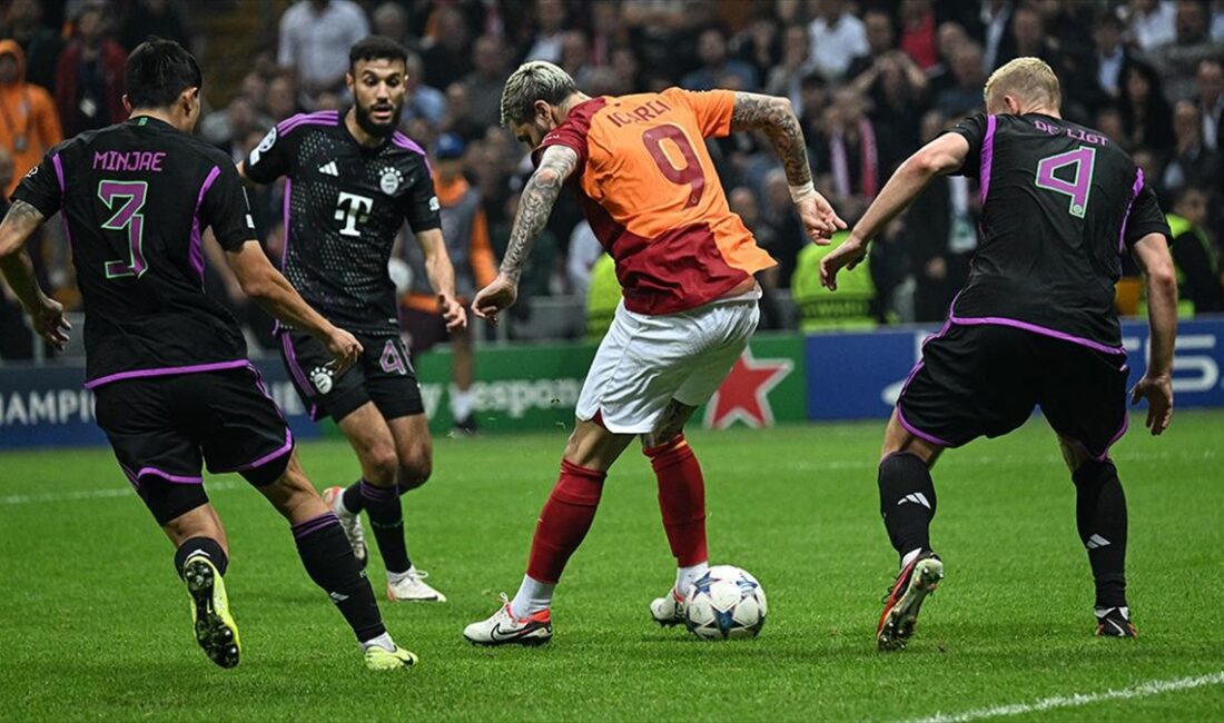 UEFA Şampiyonlar Ligi A Grubu'nun 3. haftasında Galatasaray'ın sahasında Bayern
