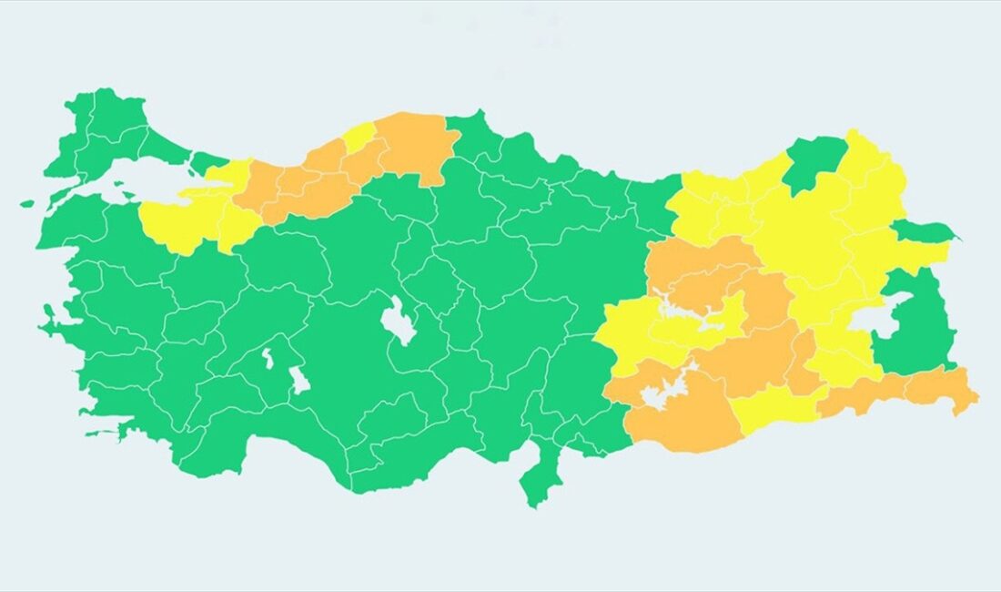 AFAD, yarın için uyarı verilen 31 ilde valilik, kaymakamlık ve