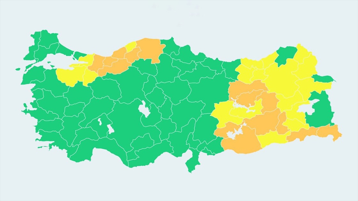 AFAD, yarın için uyarı verilen 31 ilde valilik, kaymakamlık ve