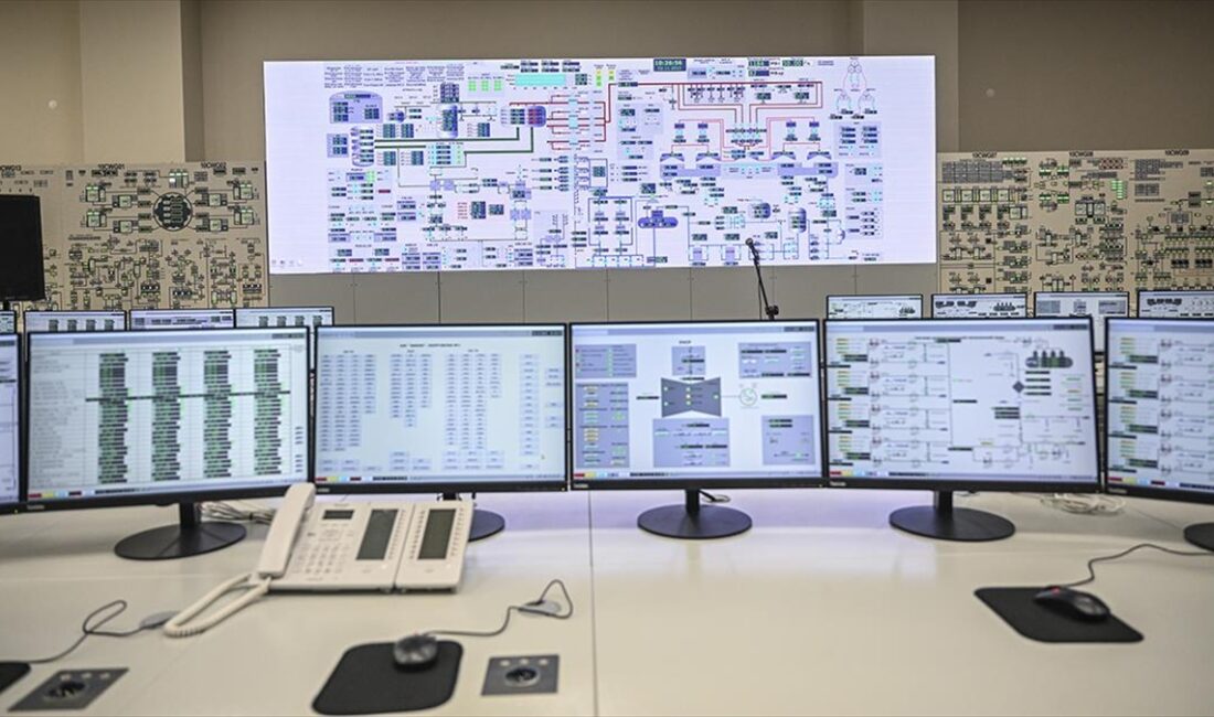 Türkiye'nin ilk nükleer enerji santrali Akkuyu Nükleer Güç Santrali'nde (NGS)