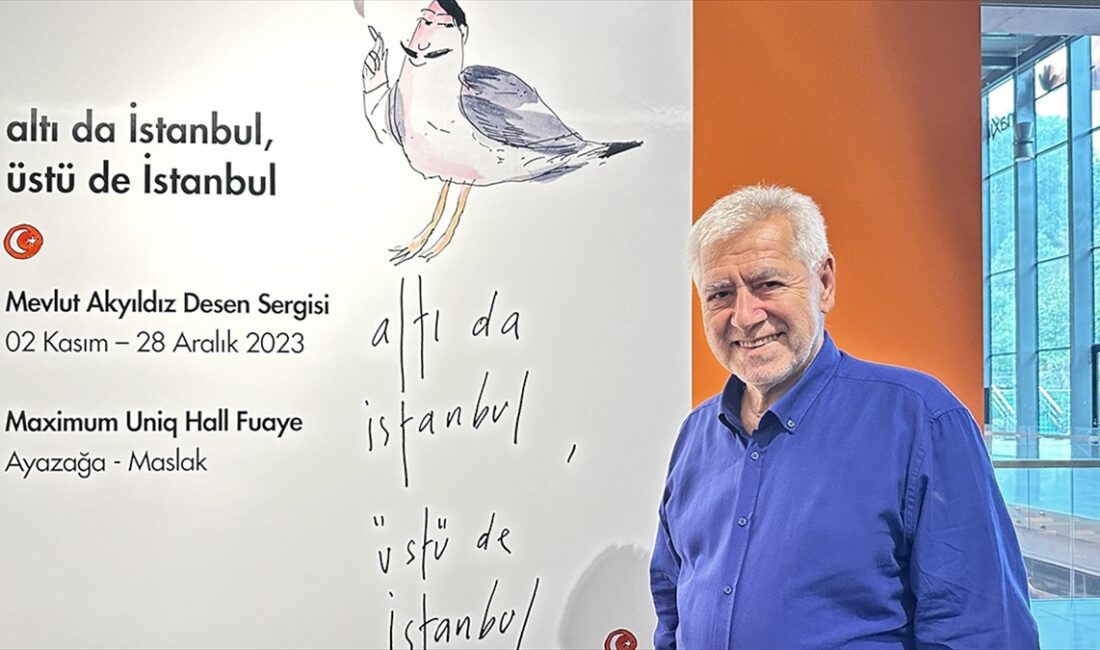 İstanbul Komedi Festivali kapsamında Maximum Uniq Hall'de açılan sergi, 28