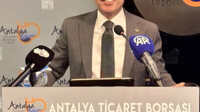 ANTALYA (AA) – Antalya Ticaret Borsası (ATB) Başkanı Ali Çandır,
