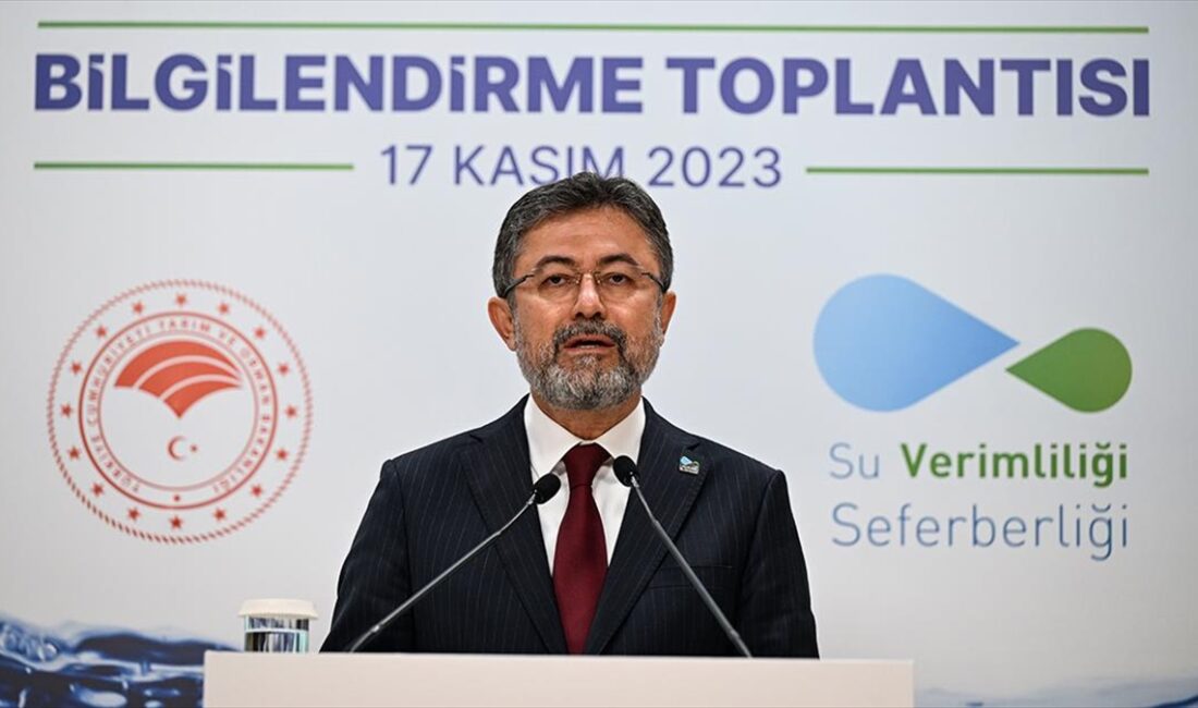 Bakan Yumaklı, "Belediyelerimizin su kayıplarını azaltmalarını, gri su, yağmur suyu,