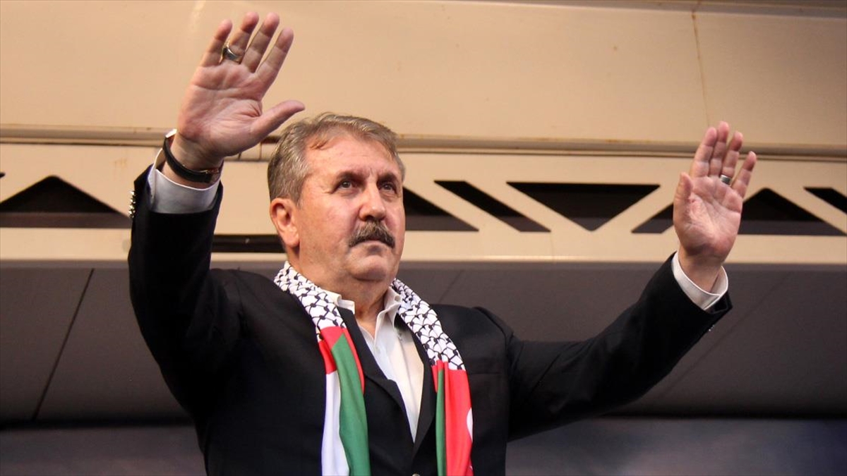 Büyük Birlik Partisi (BBP) Genel Başkanı Mustafa Destici, Gazze'de yakın