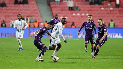 Trendyol Süper Lig'in 13. haftasında Beşiktaş, deplasmanda Yılport Samsunspor'u 2-1